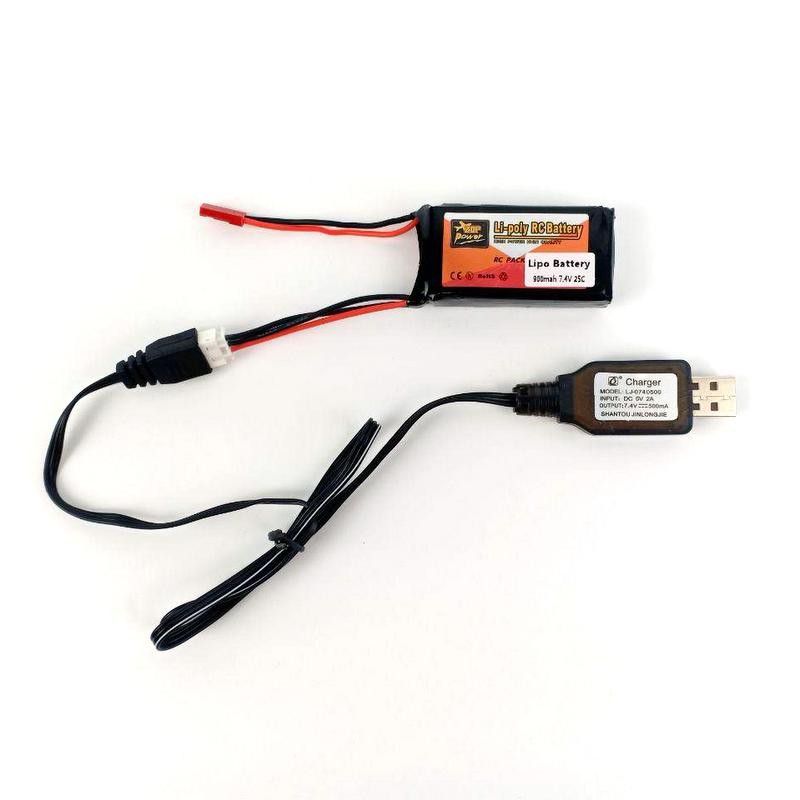 2S 7.4V LiPo Battery USB 5V 500mA Balance Charger